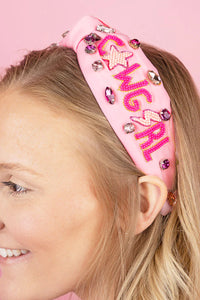 cowgirl barbie headband