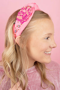 yeehaw barbie headband